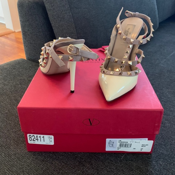 Valentino Rockstud Slingback Pump 100MM - Picture 2 of 5